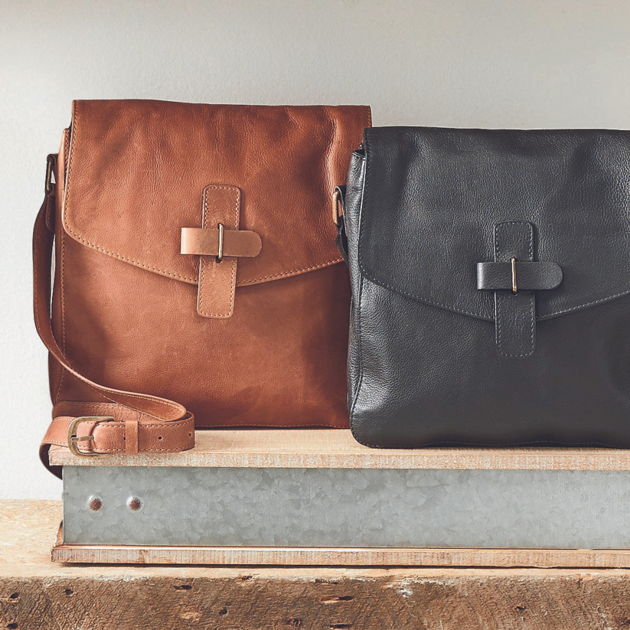 Camel Kolkata Crossbody Bag