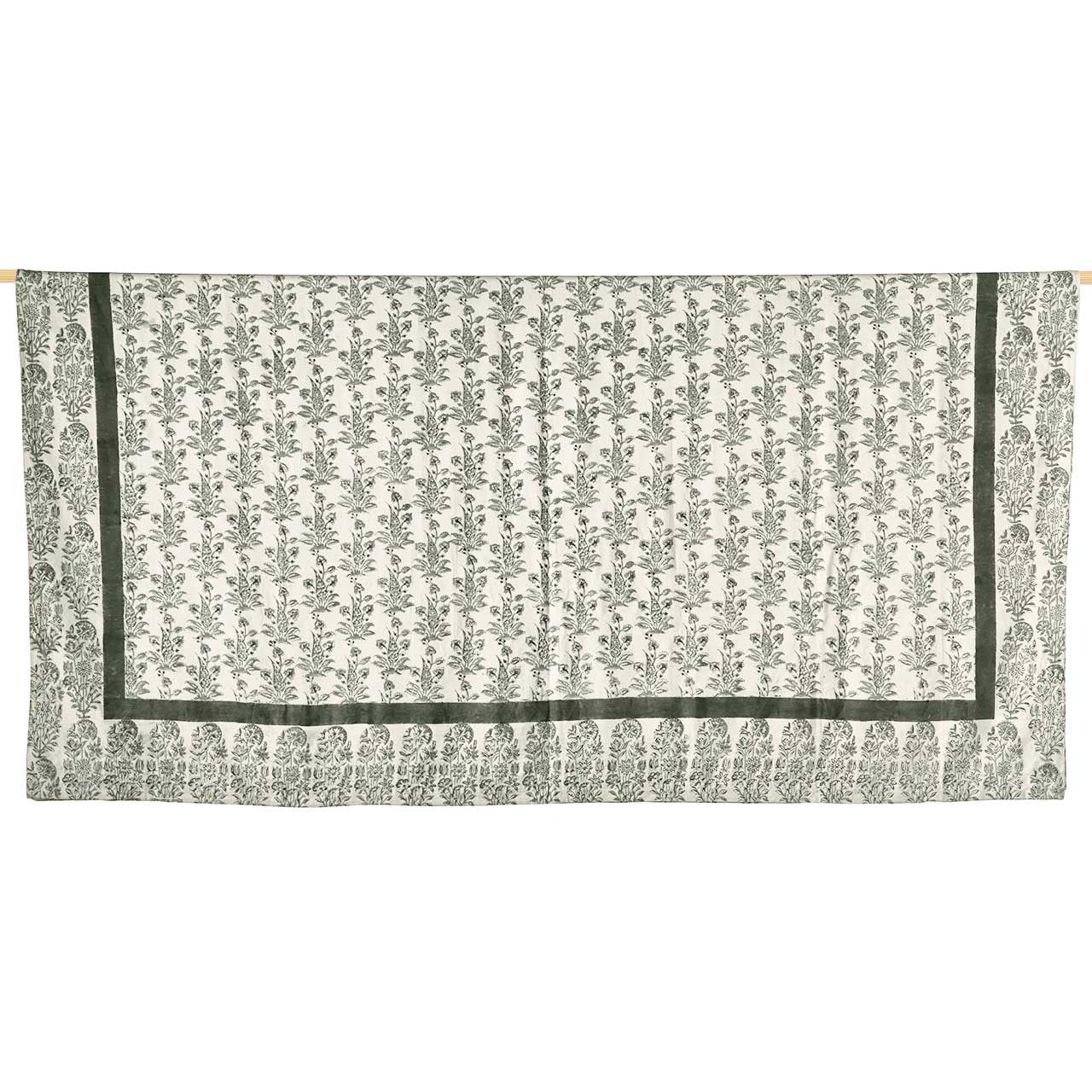 Fern Garden Kalamkari Bedding Set