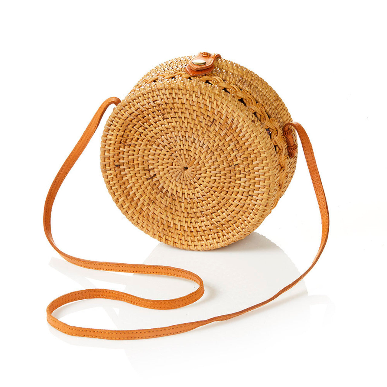 Matahari Rattan Crossbody Bag