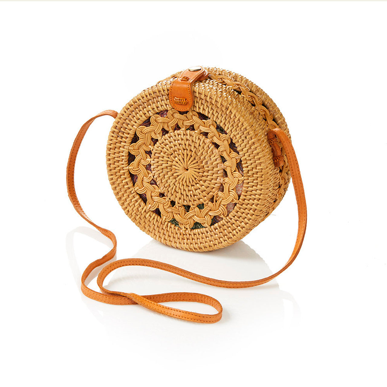 Matahari Rattan Crossbody Bag