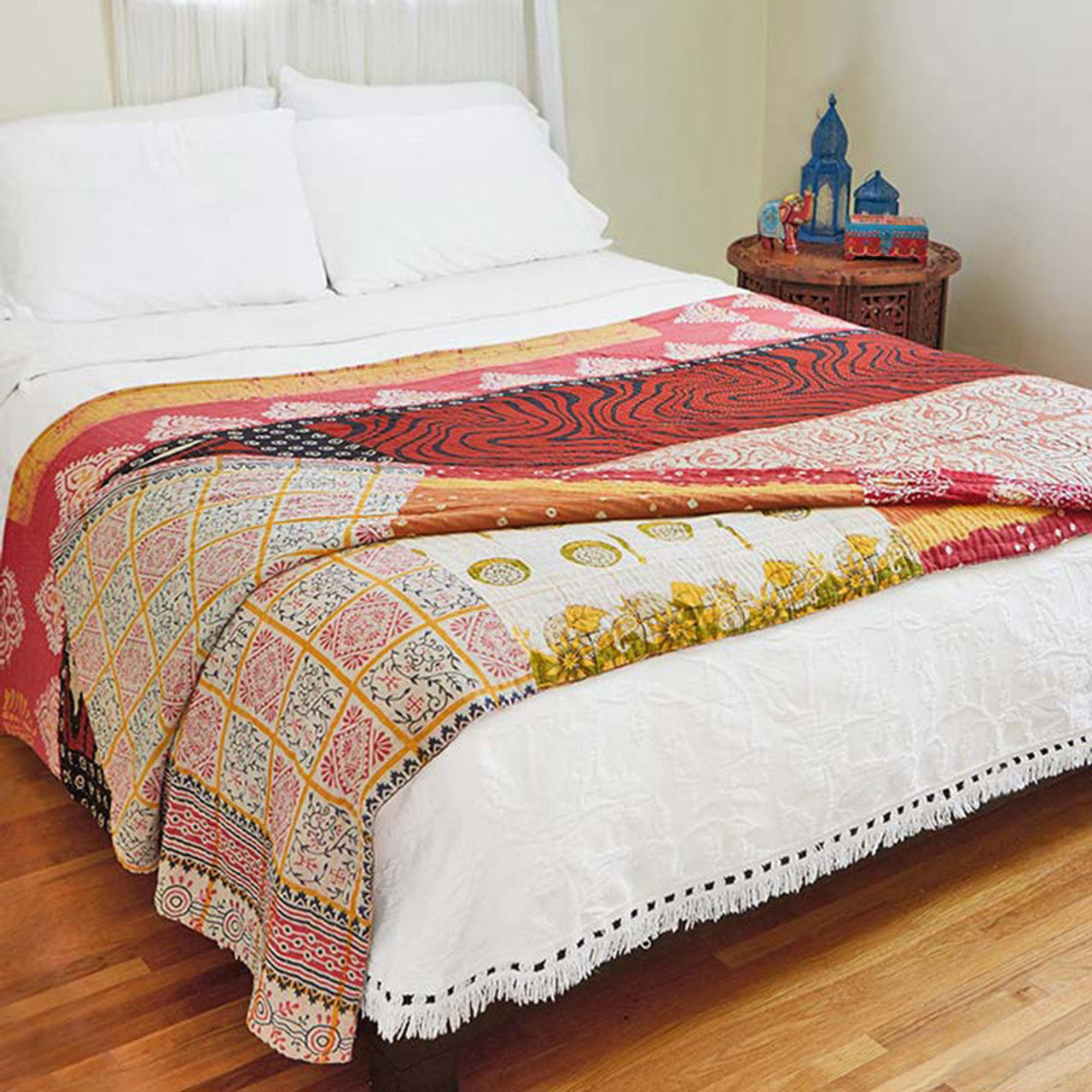 Kantha Patchwork Bedding