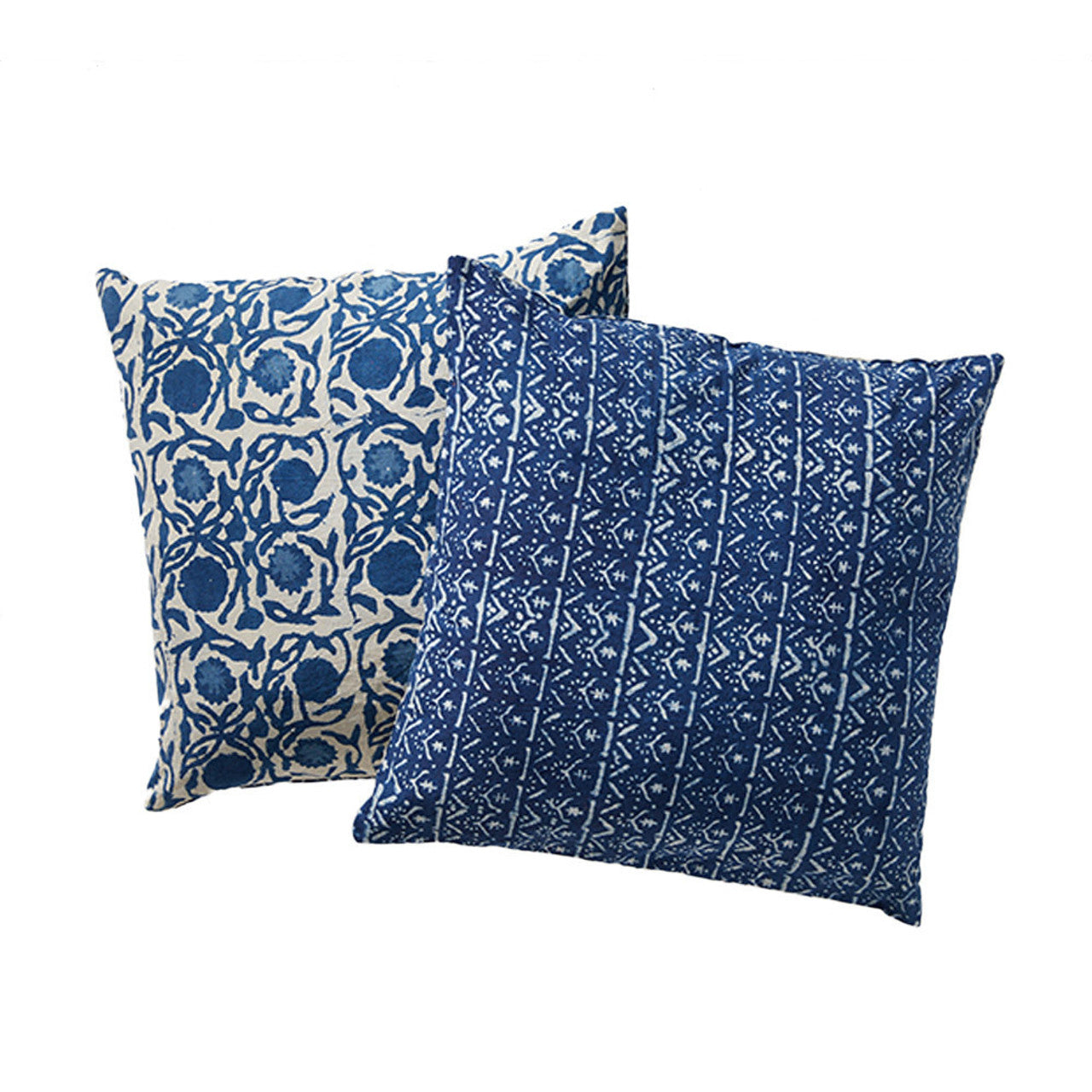 Floral Dabu Reversible Pillow