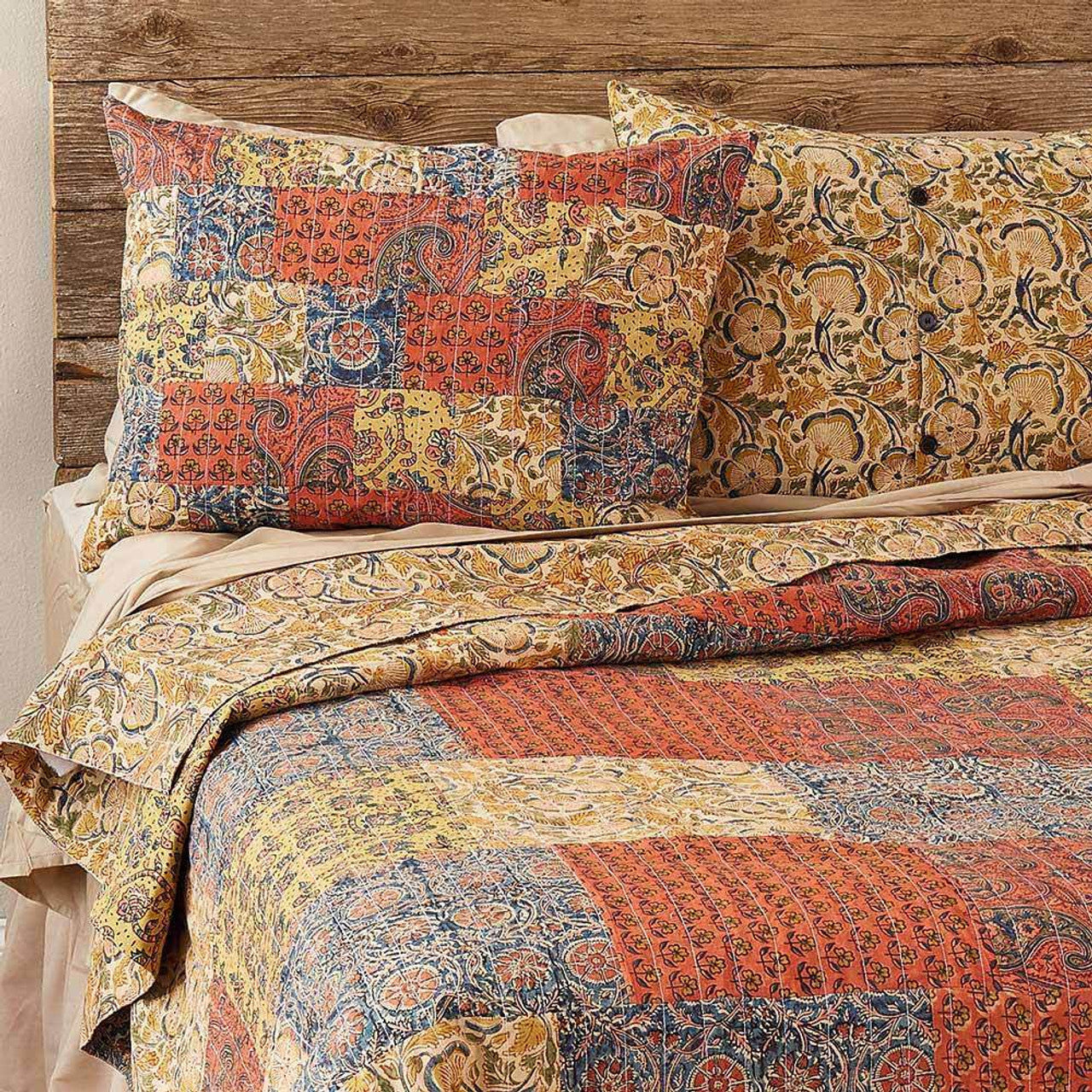 Kalamkari Patchwork Bedding