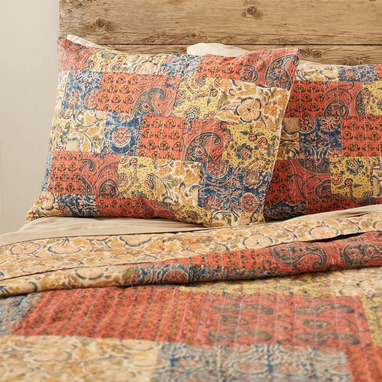 Kalamkari Patchwork Bedding