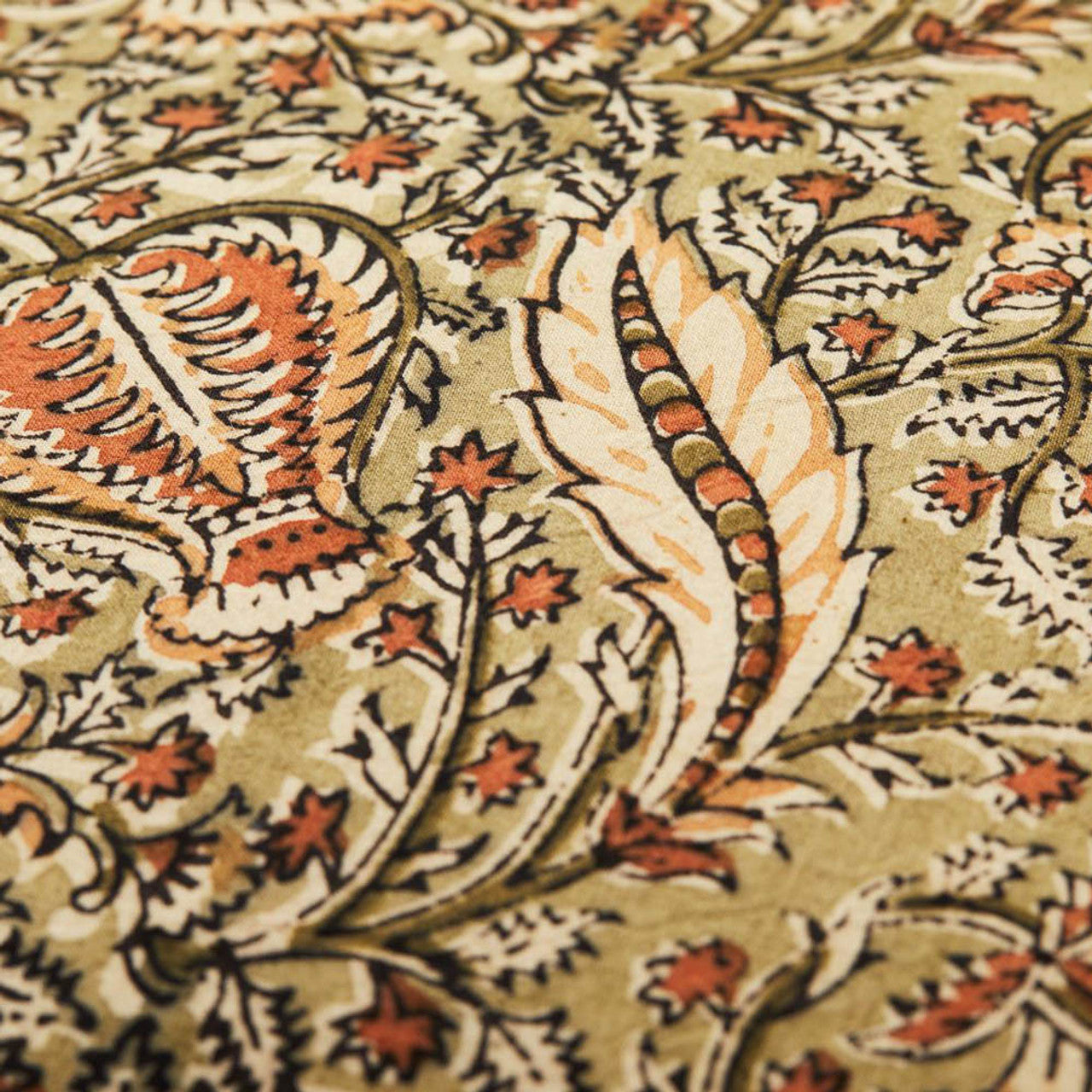 Kalamkari Sage Bedding